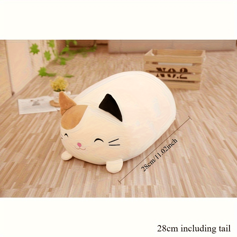 Plush Animal Toy: Cat Pig Dog & Frog Stuffed Animals, Smiling Faces