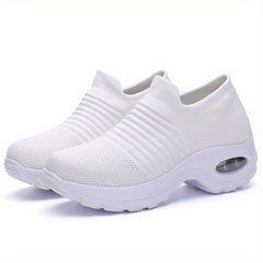 Women's Breathable Slip On Sneakers Low Top Comfort Shoes