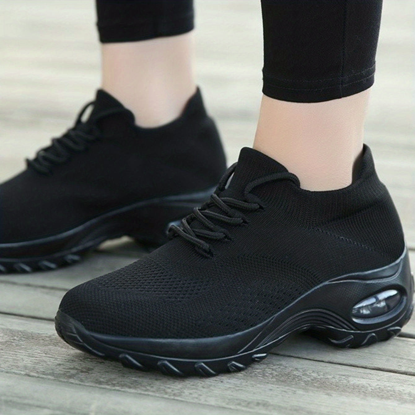 Women's Breathable Chunky Sneakers Air Cushion Shoes