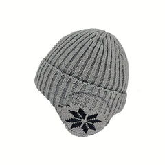 Thickened Velvet Knitted Woolen Hats for Winter, Ear Protection