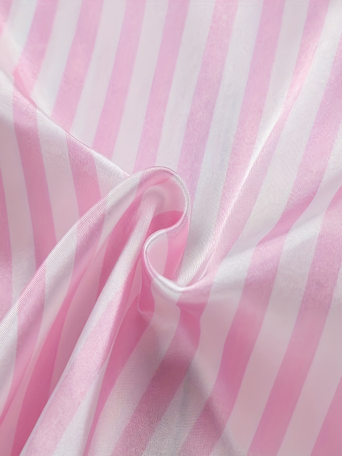 Girls Stripes Print Pajamas Set for Summer