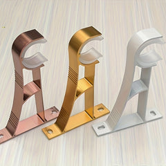 1pc Curtain Hook Curtain Rod Aluminum Alloy Bracket Bathroom Accessories