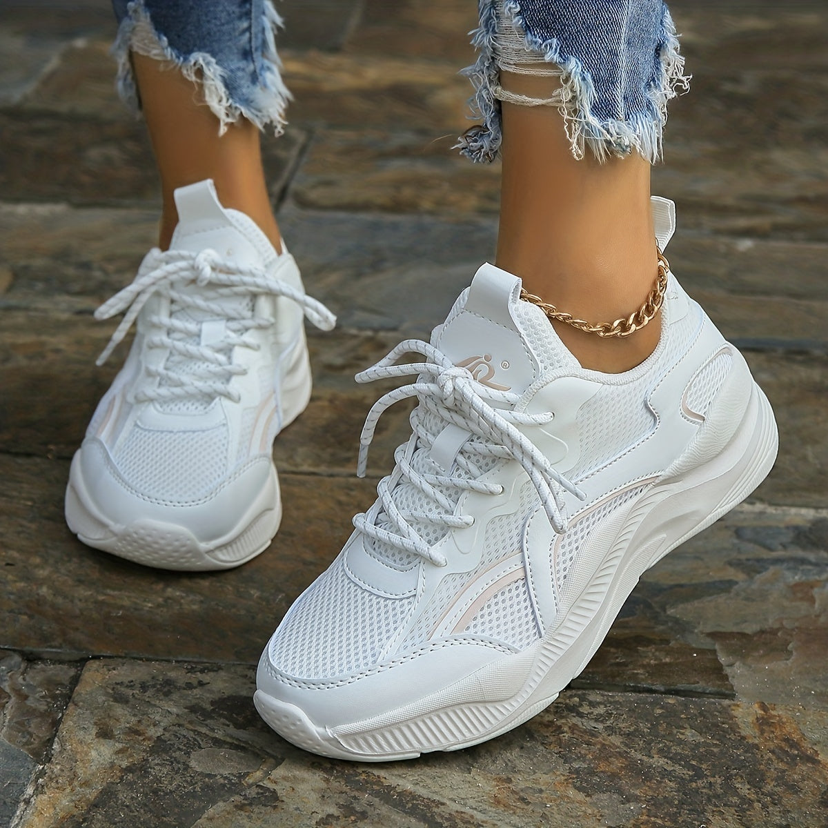 Women's Breathable Shockproof Sports Shoes Lightweight Non slip Travel Shoes