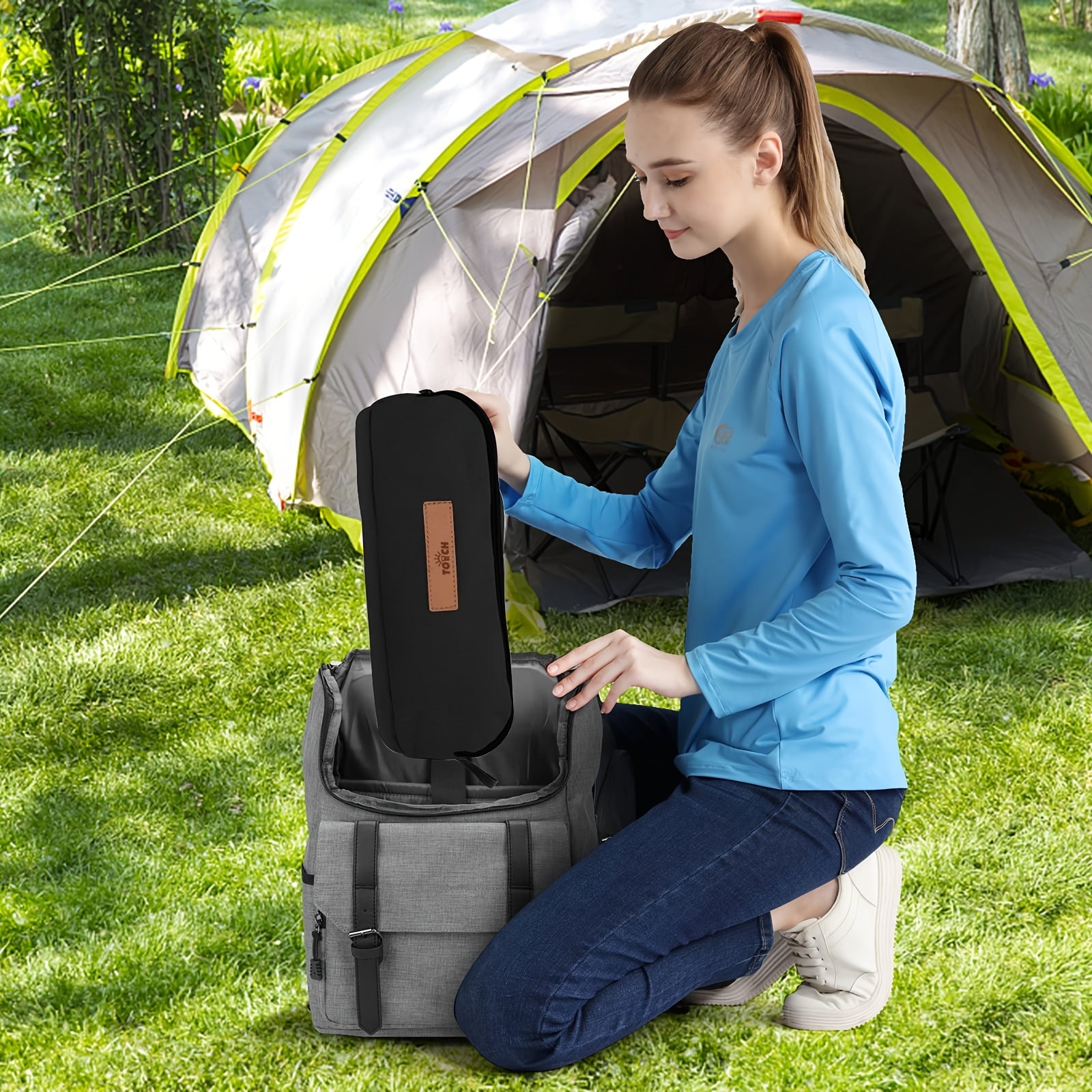 Portable Camping Chair Compact Folding Backpacking Chair