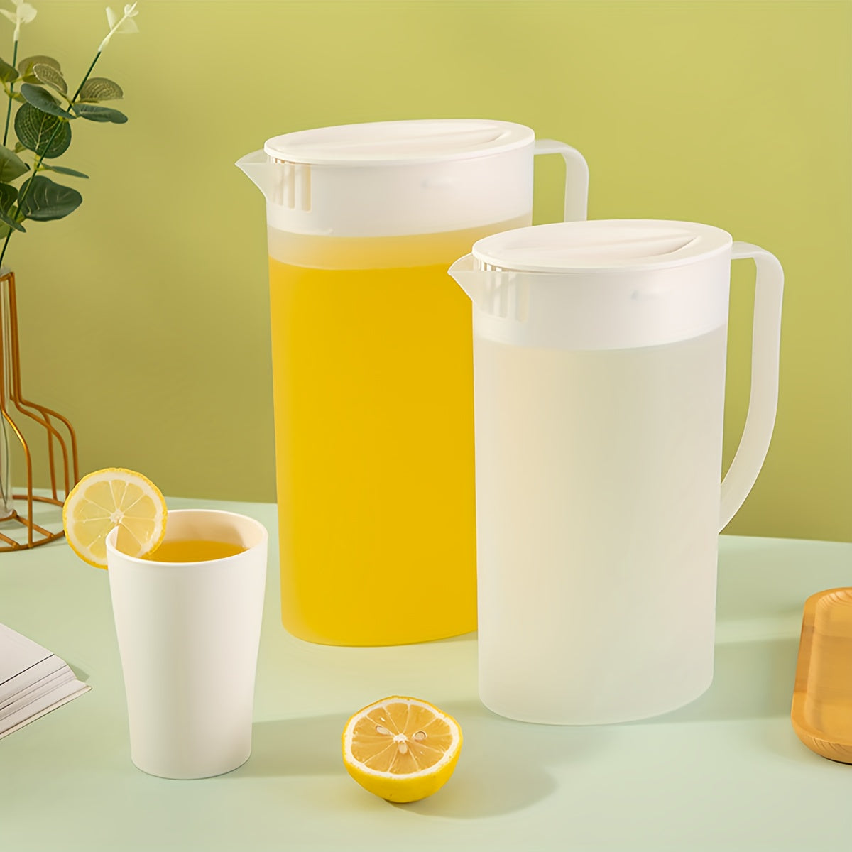 1pc Large Capacity Plastic Cold Water Kettle