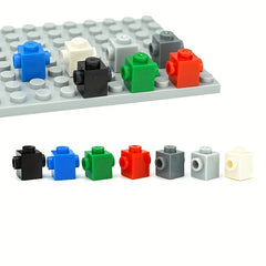 100pcs 1x1 Thick 2 Sided Brick Building Blocks Compatible with 47905