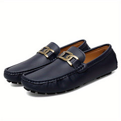 Men's Comfy Slip On Loafer Shoes Outdoor Anti skid Rubber Sole