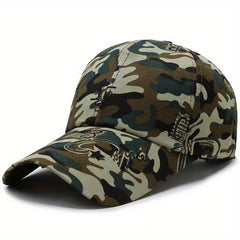 Polyester Knitting Sports Baseball Cap Camouflage Sun Hat Climbing