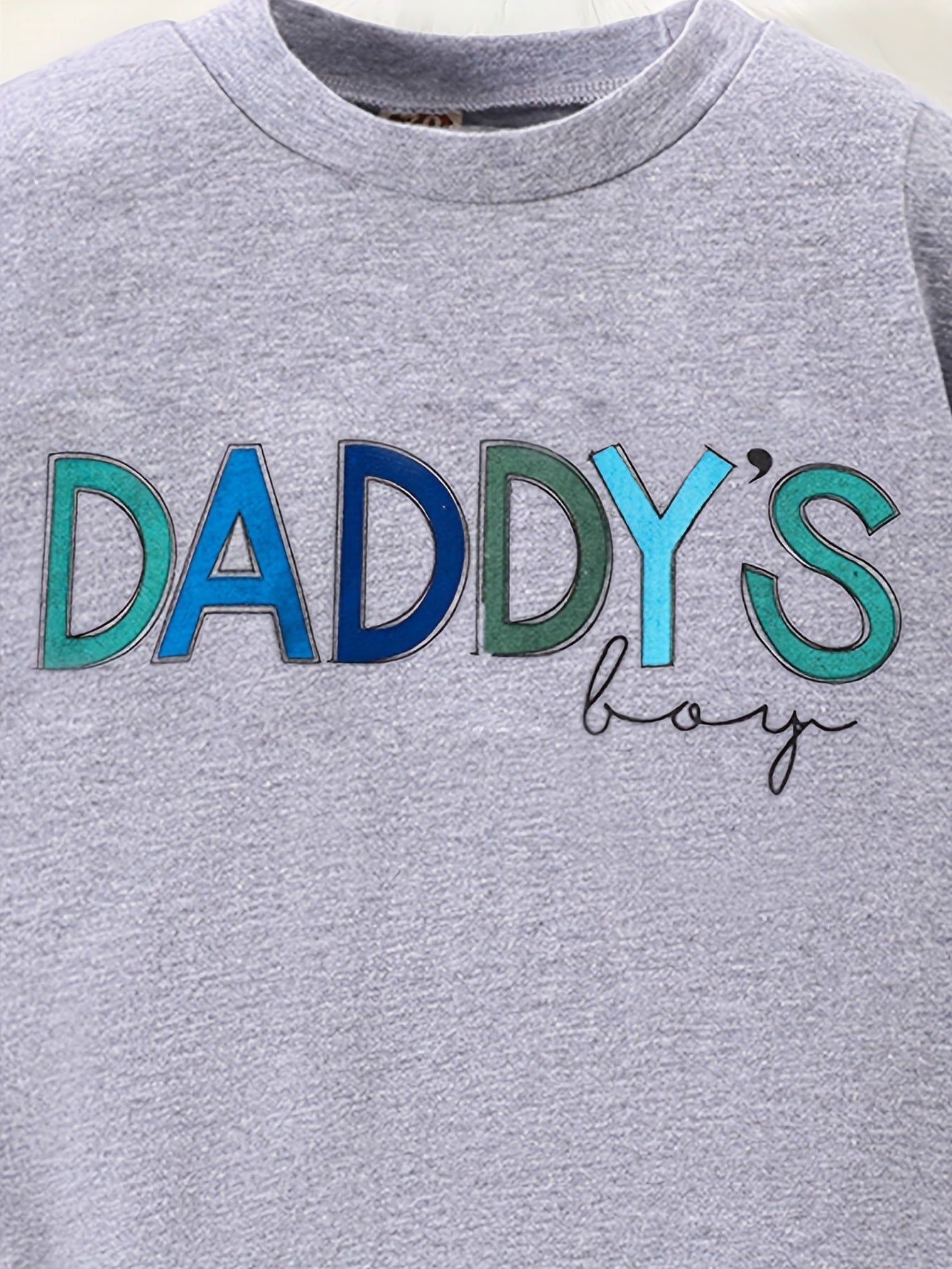 Daddy's Boy Triangle Onesie Cotton Long Sleeve Romper