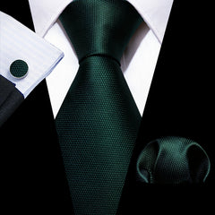 Barry Wang Men's Pink Tie Pocket Square Cufflinks Set