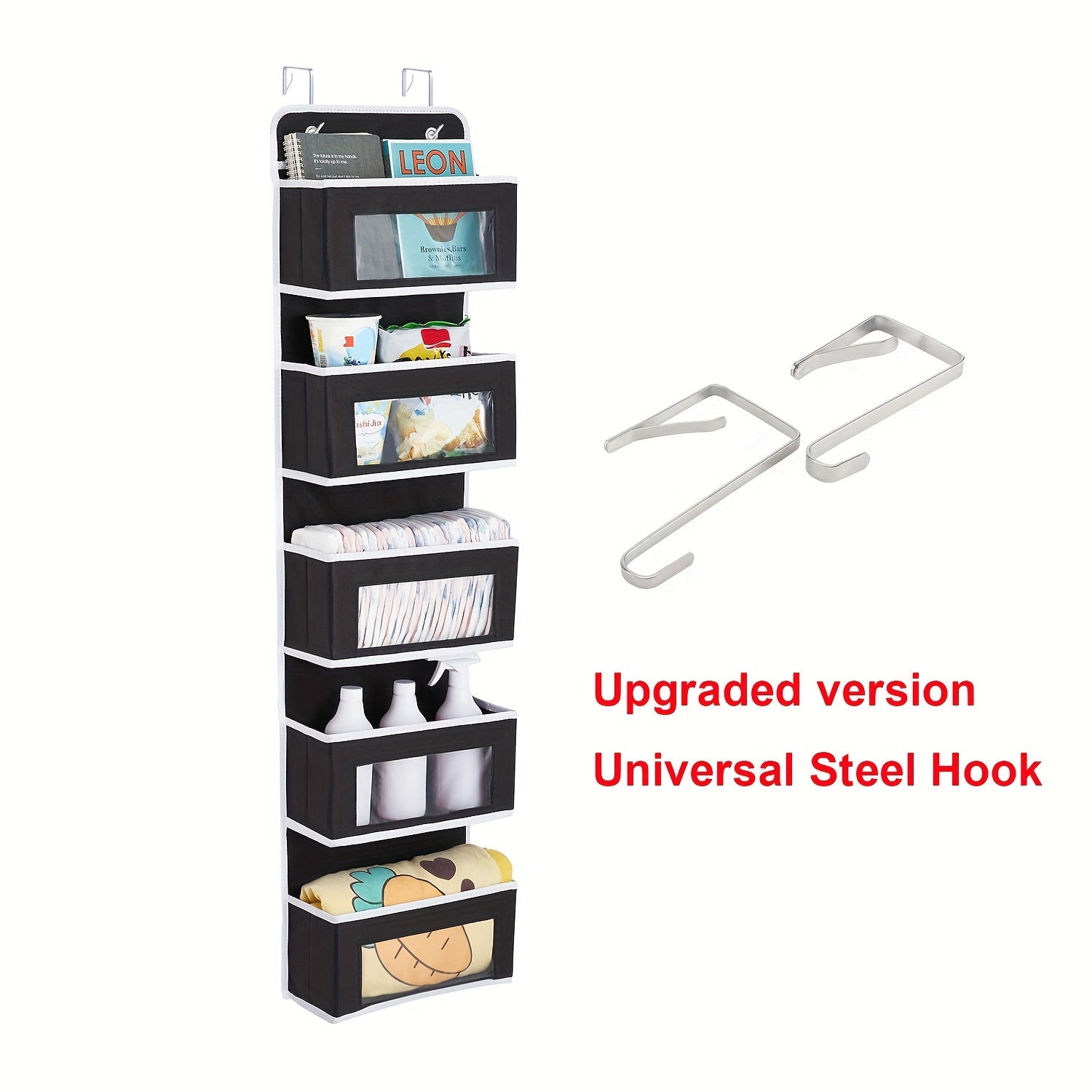 Hanging Organizer Storage Wall Mount Storage 2 Hooks
