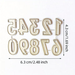 1pc Number 0-9 Die Cuts Embossing Mold for DIY Scrapbooking Crafts