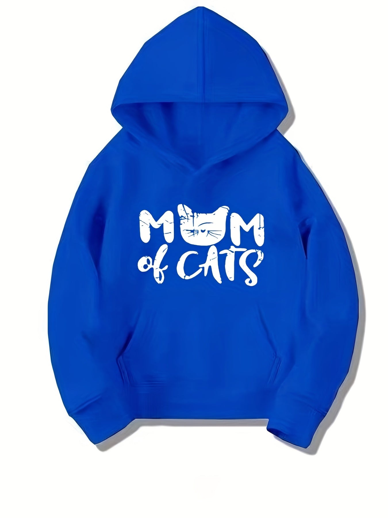 Girls Cat Pattern Smart Hoodie Party Top Pullovers Kids Clothing Gift