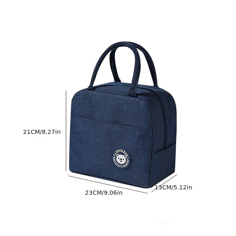 Insulated Lunch Bag Aluminum Foil Bag Portable Thickened Rice Bag