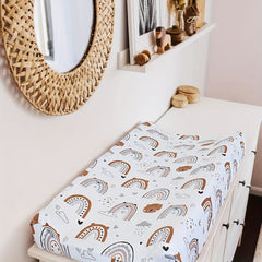 Baby Fitted Sheet Soft Plush Diaper Changing Pad Cover