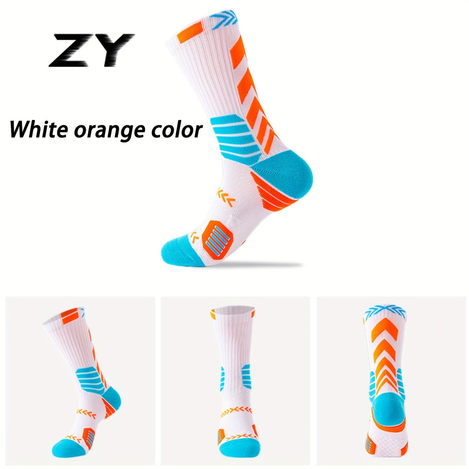 Long Basketball Socks Thickened Shock Absorption Sports Socks