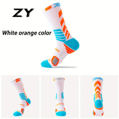 Long Basketball Socks Thickened Shock Absorption Sports Socks