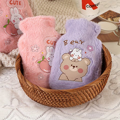 Water Injection Plush Warm Hot Water Bag
