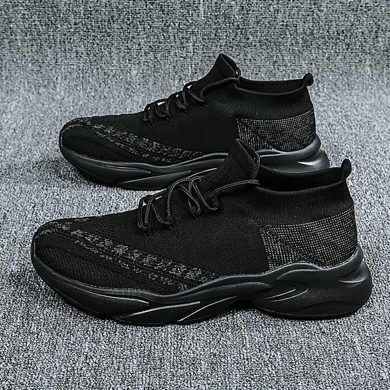 Women's Mesh Knit Sneakers Low Top Lace Up Casual Shoes