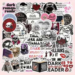 50pcs Cartoon Skull Graffiti Stickers for Books Guitars Waterproof Stickers