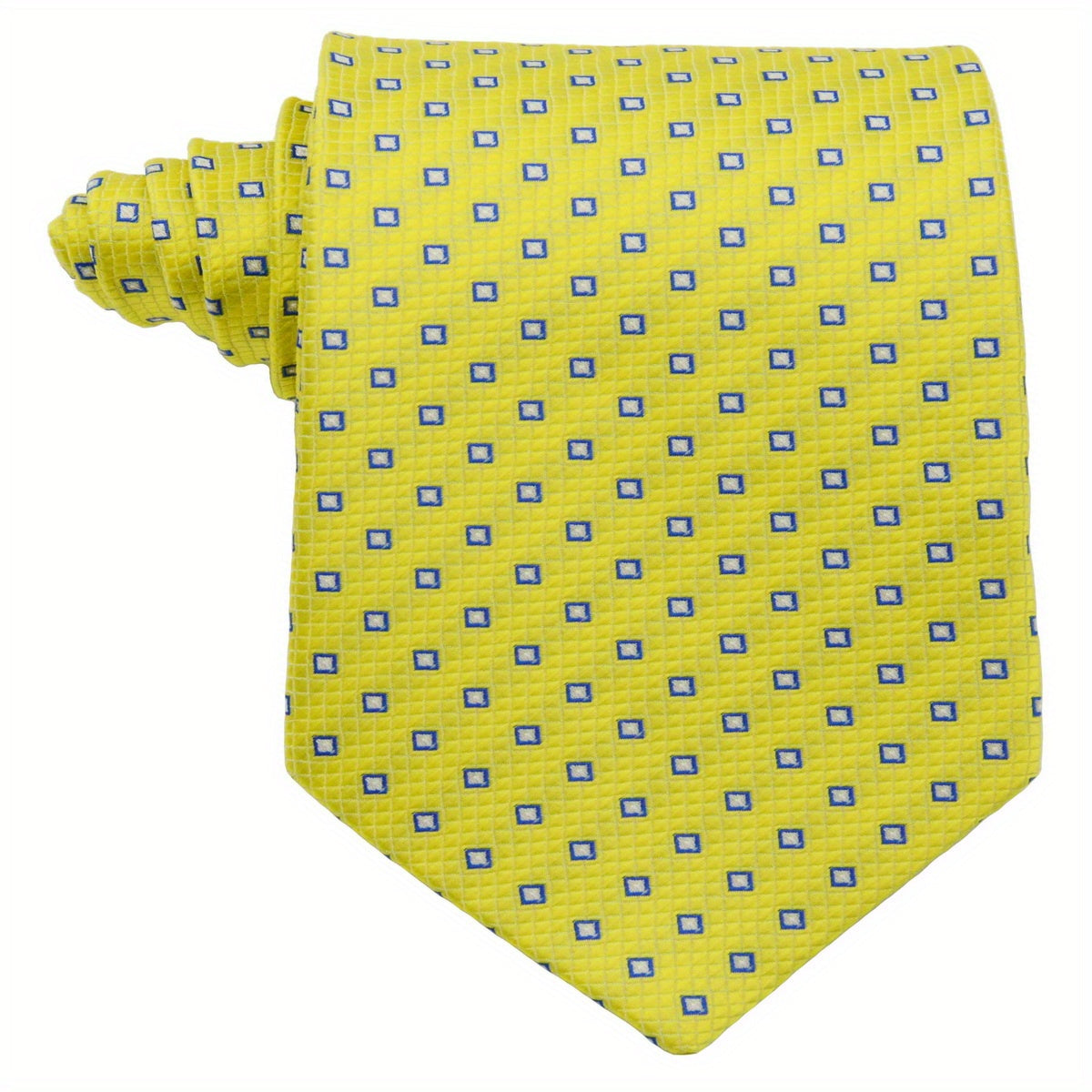 Jacquard Plaid Pattern Men's Tie