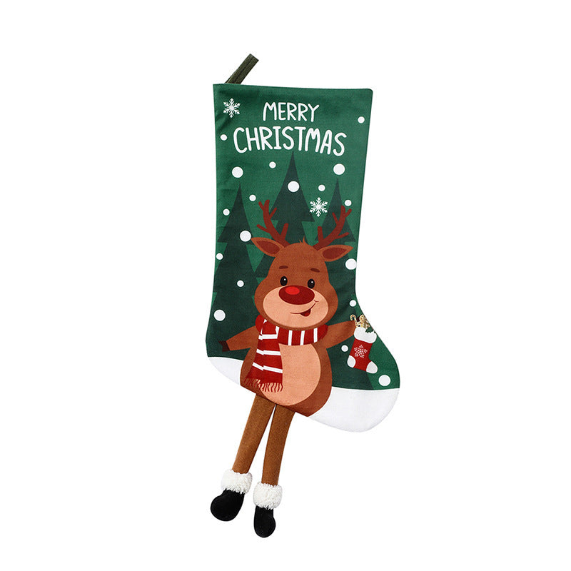 Christmas Gift Socks Hanging Decoration Gift Bag Home Decor Supplies