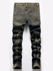 Boys Ripped Denim Jeans Straight Pants Casual Kids Clothes