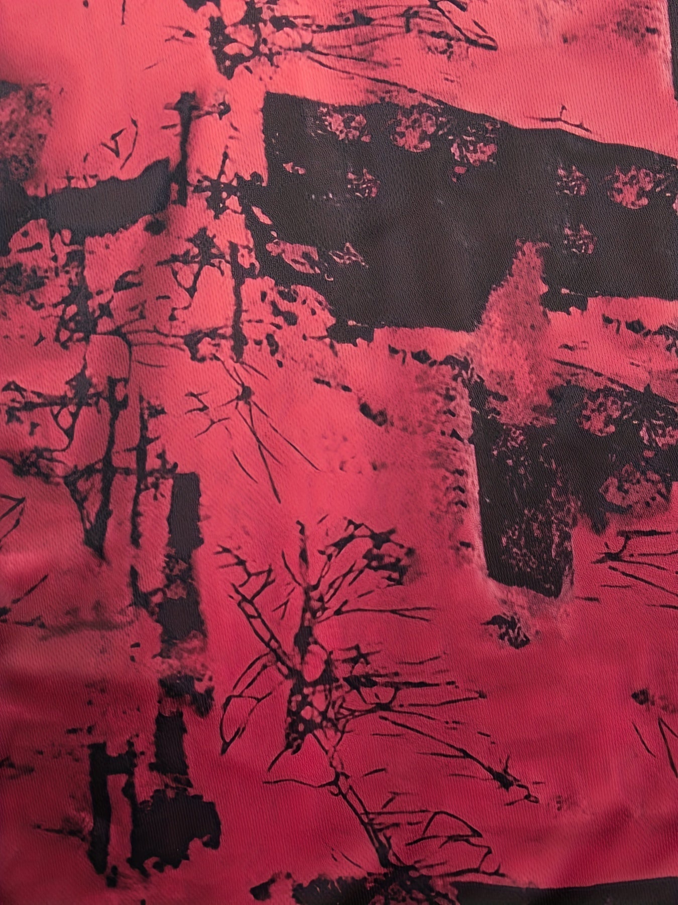 Men's Marble Pattern Print T Shirt Breathable Comfort