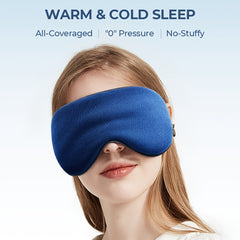 2pcs Silk Sleep Eye Mask for Nap Sleep, Portable Eyeshade