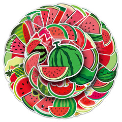 50pcs Watermelon Cartoon Stickers for DIY Projects Scrapbooking