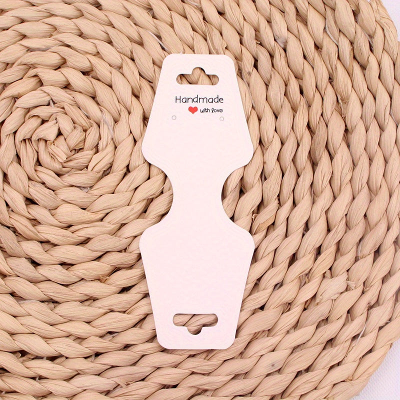 100pcs Jewelry Display Holder Cards for Necklaces Bracelets Earrings