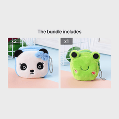 Kids Animal Pattern Wallet Coin Purse For Boys And Girls