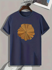 Pattern Print Men's Sports T-shirt Graphic Tee