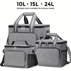 Large Insulated Lunch Bag for Office School Picnic Beach