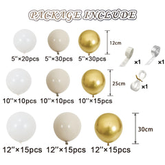 160pcs Latex Balloon Garland Arch Set for Wedding Party Decorations