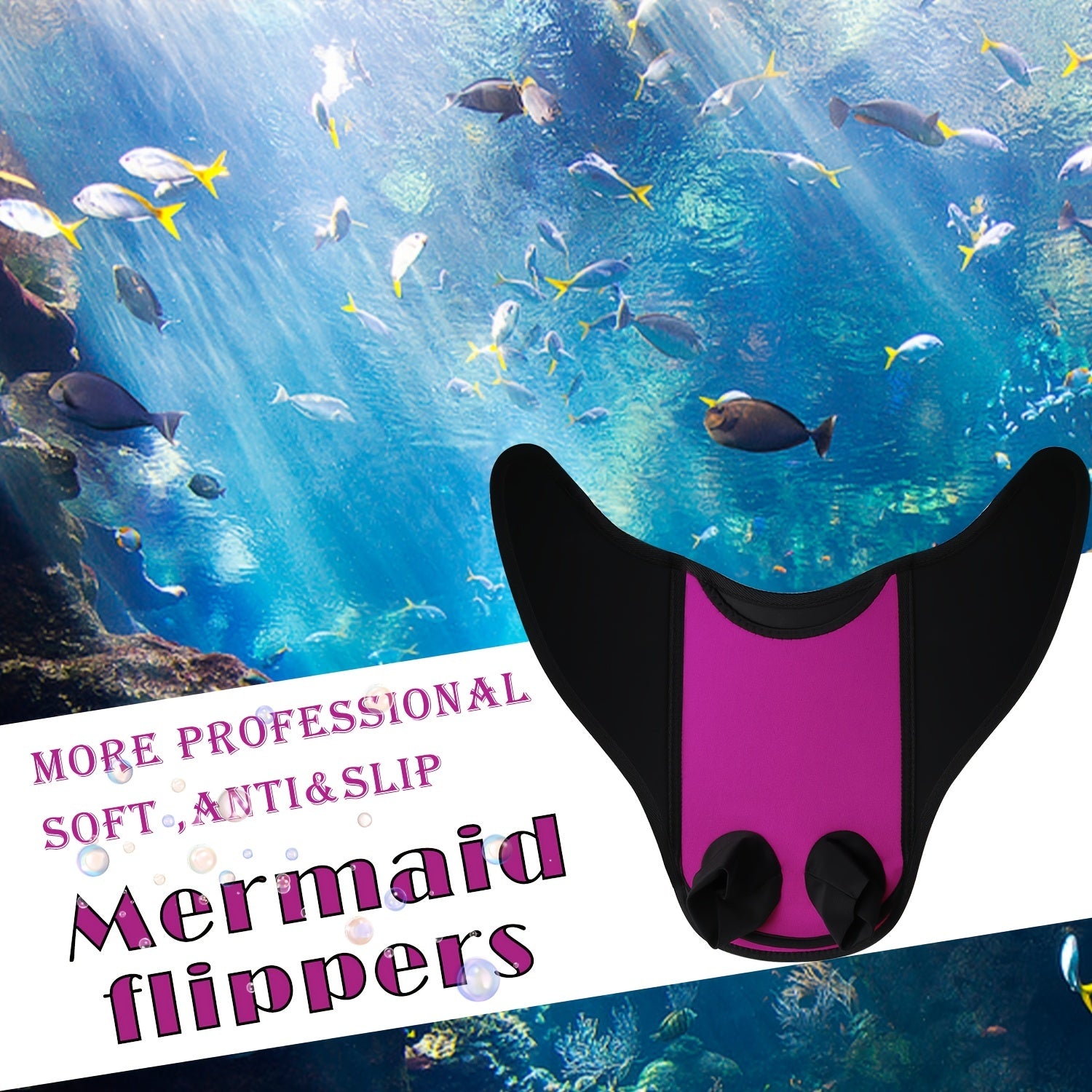 Mermaid Swimming Tail Fins for Teens