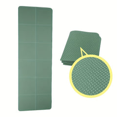 1pc Foldable Non-Slip Yoga Pilates Mat TPE Fitness Mat Men Women