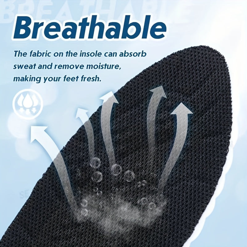 Sports Shock Absorption Insole Memory Foam Arch Support Orthopedic Shoes Pad