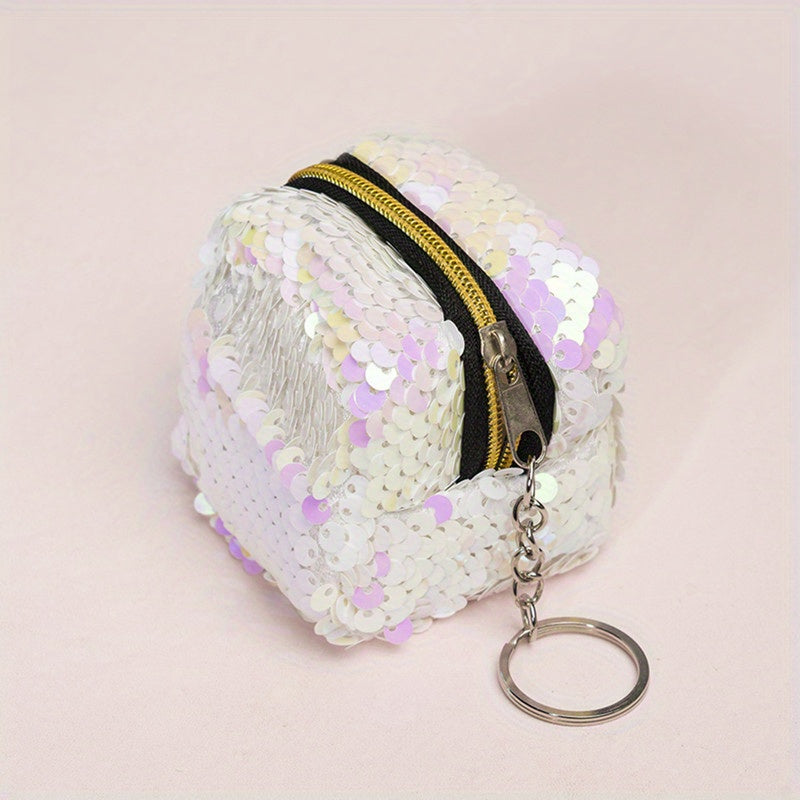 Girls Sequin Coin Purse Mini Wallet Small Storage Bag