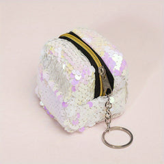 Girls Sequin Coin Purse Mini Wallet Small Storage Bag