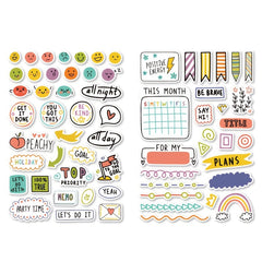 240pcs DIY Precut Decoration Stationery Diary Sticker Planner Index Label