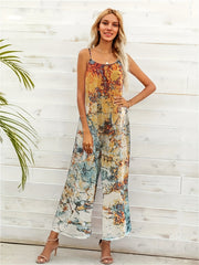 Boho Wide Leg Jumpsuit for Women