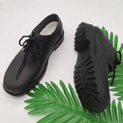 Men's Round Toe Derby Shoes Lace up Front Dress Shoes