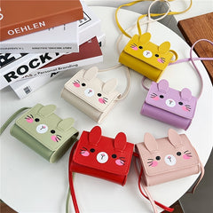 Rabbit Shoulder Messenger Bag Mini Coin Purse Wallet For Girls