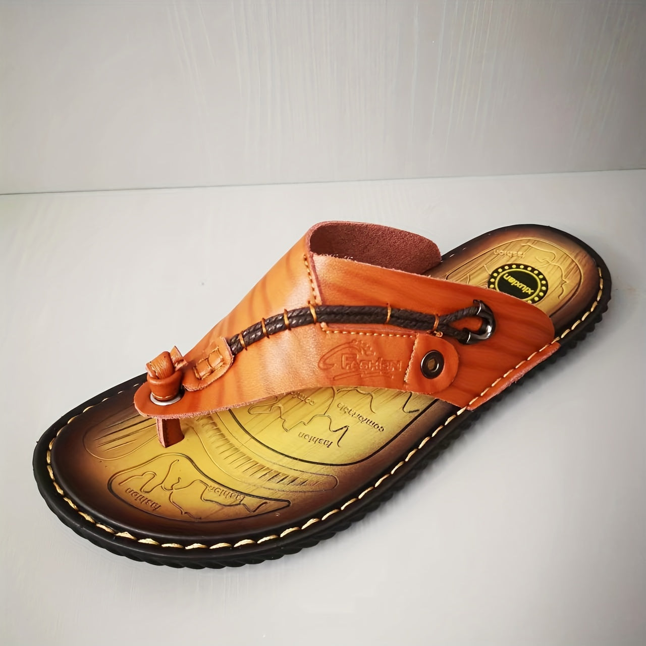 Men's Outdoor Slip On Flip Flops Summer Walking Slippers
