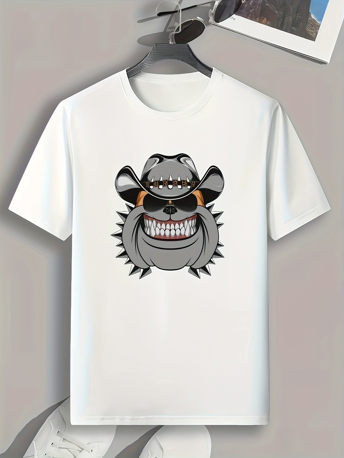 Funny Cartoon Print Men's Graphic T-shirt Casual Comfy Tees For Summer