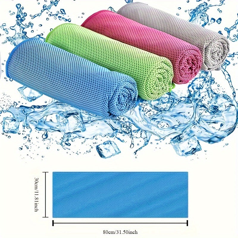 4pcs Cooling Yoga Towel Microfiber Quick Drying Sports Towel