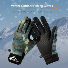 Windproof Cold-proof Fishing Gloves Winter Warm Gloves Flip Cover