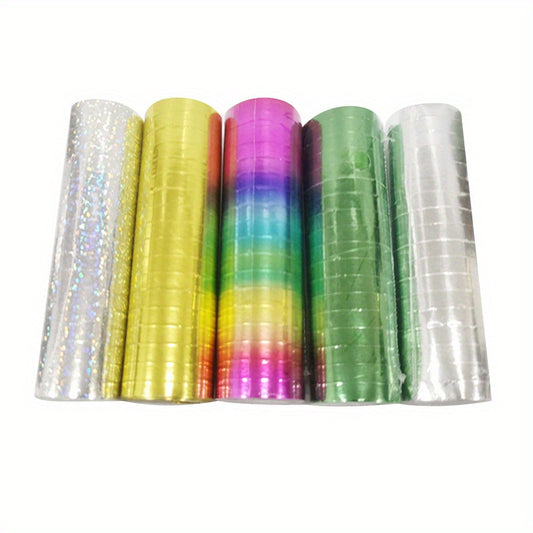 5 Rolls Foil Serpentine Streamers Party Decoration