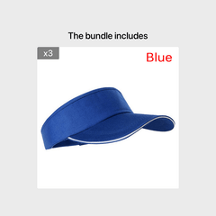 Adjustable Men's Solid Sun Visor Sport Golf Tennis Cap